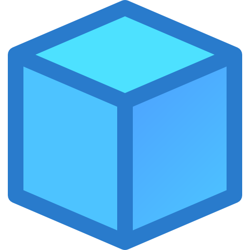 Cube Smooth Rounded Color icon