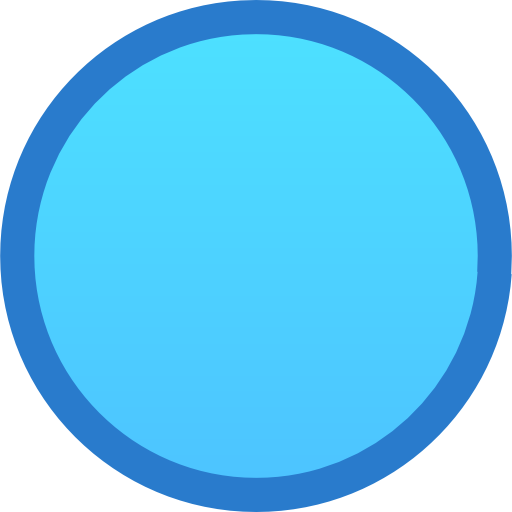 círculo Smooth Rounded Color Ícone