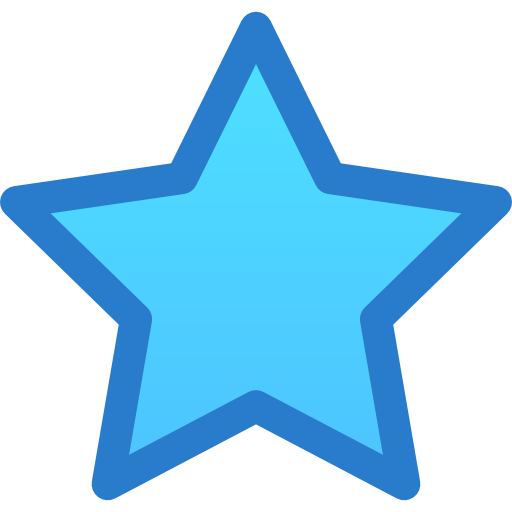 Star Smooth Rounded Color icon