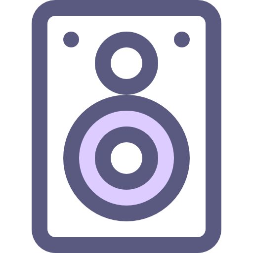 Speaker Smooth Rounded Color icon