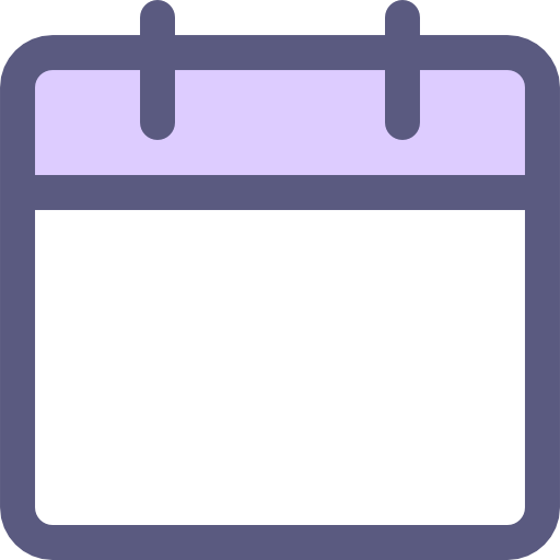 Calendar Smooth Rounded Color icon