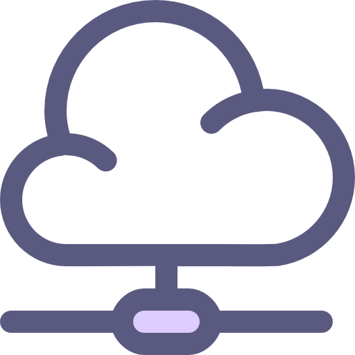 Cloud computing Smooth Rounded Color icon