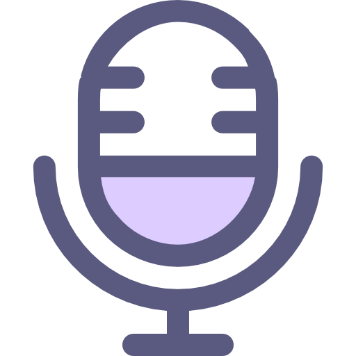 Microphone Smooth Rounded Color icon