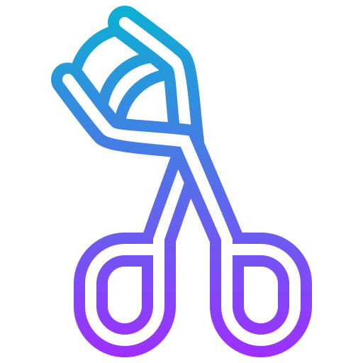 Eyelash curler Meticulous Gradient icon