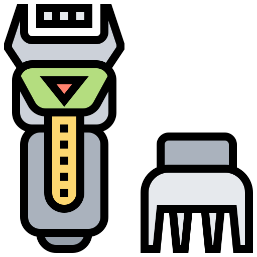 Electric razor Meticulous Lineal Color icon