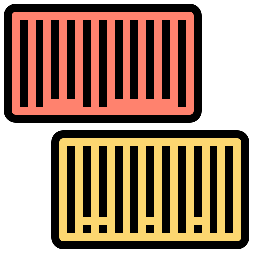 código de barras Meticulous Lineal Color icono
