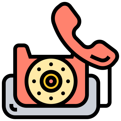 telefon stacjonarny Meticulous Lineal Color ikona