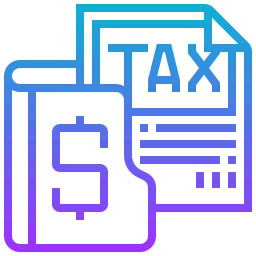 impôt Meticulous Gradient Icône