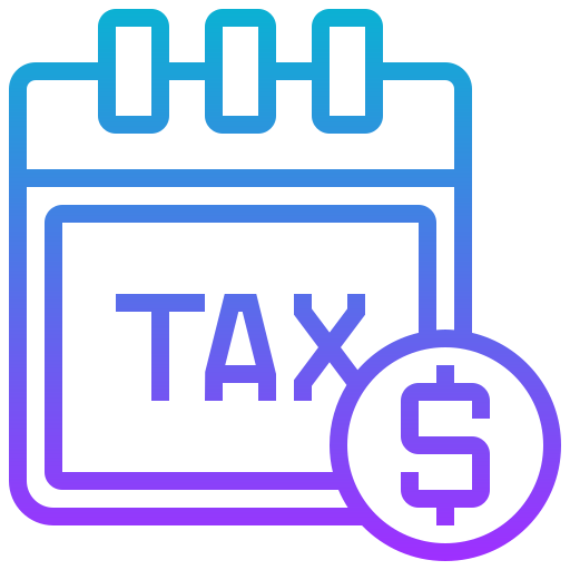 impôt Meticulous Gradient Icône