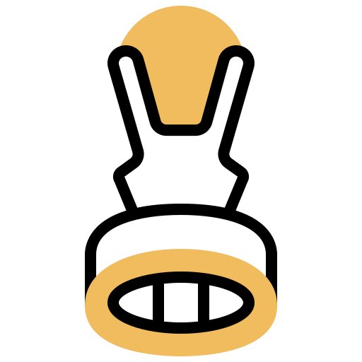 sello de goma Meticulous Yellow shadow icono
