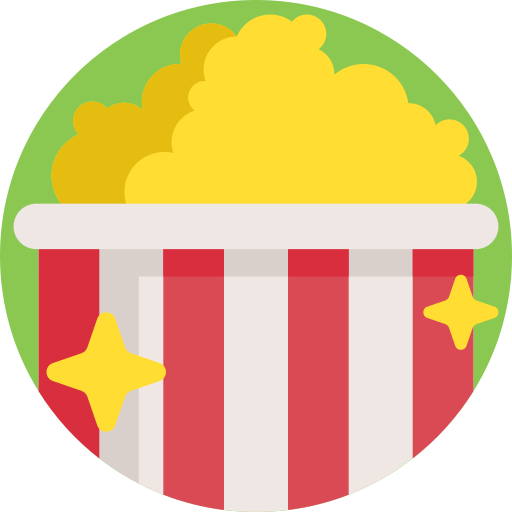 popcorn Detailed Flat Circular Flat icon