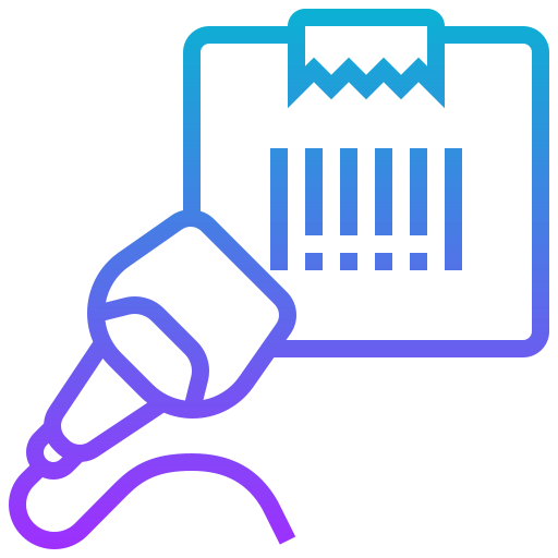 Barcode scanner Meticulous Gradient icon