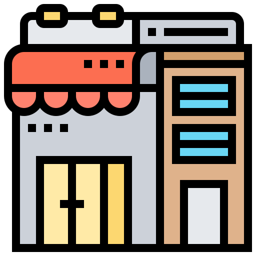 Storefront Meticulous Lineal Color icon