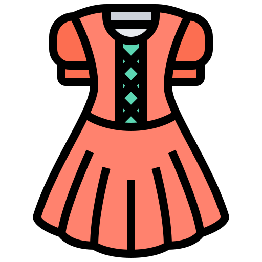 jurk Meticulous Lineal Color icoon