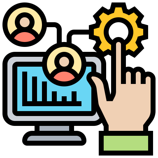 Management Meticulous Lineal Color icon