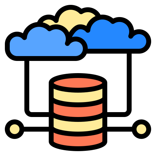 cloud computing Phatplus Lineal Color icon