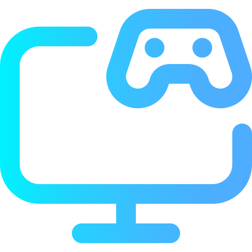 コンピュータゲーム Super Basic Omission Gradient icon