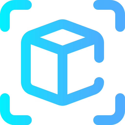 cubo Super Basic Omission Gradient icono