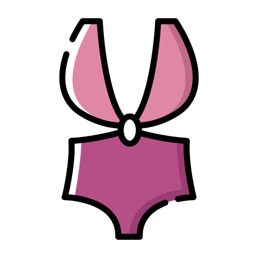 bikini de una pieza Generic Color Omission icono