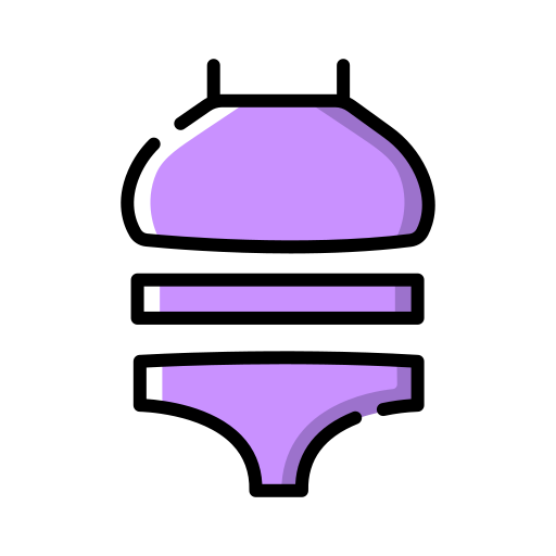bikini de una pieza Generic Color Omission icono