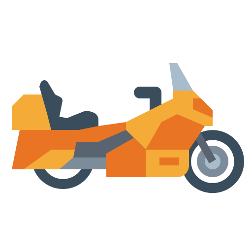 motocicleta Generic Flat Ícone