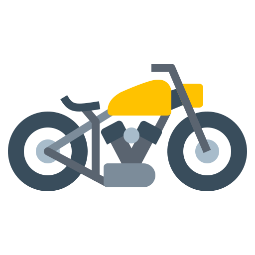 motorfiets Generic Flat icoon
