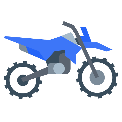 motocicleta Generic Flat icono