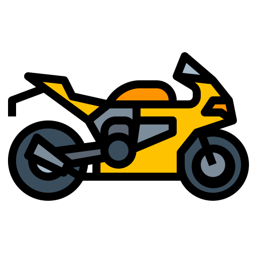motocicleta Generic Outline Color Ícone