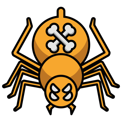 거미 Generic Thin Outline Color icon