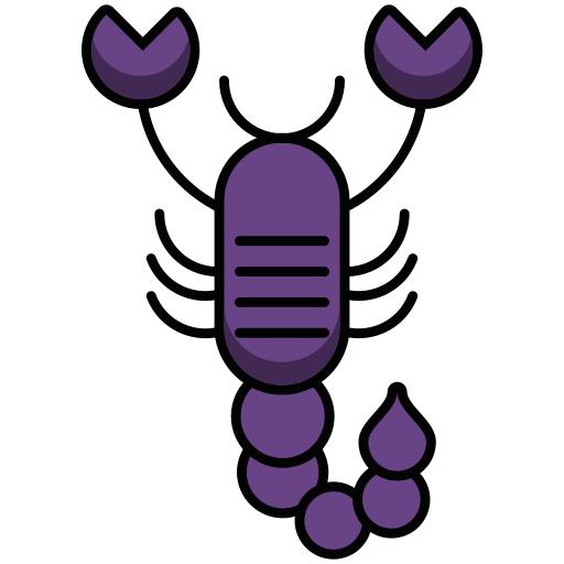 escorpión Generic Thin Outline Color icono