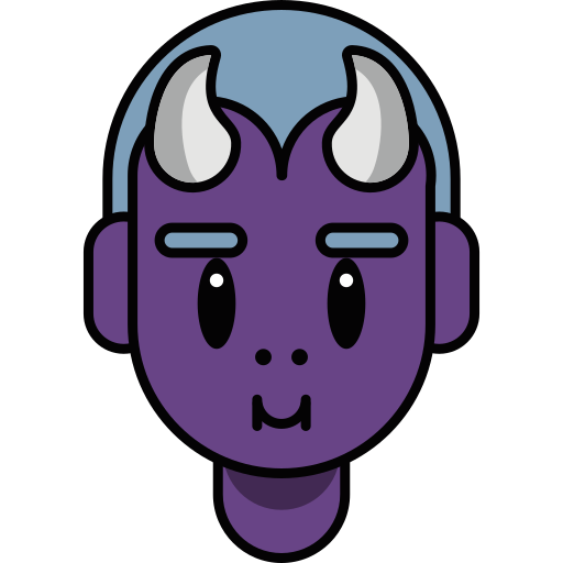 monster Generic Thin Outline Color icon