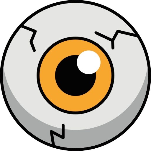Eye Generic Thin Outline Color icon