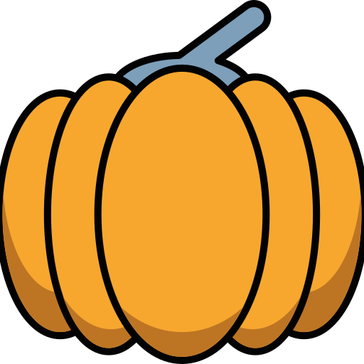 かぼちゃ Generic Thin Outline Color icon