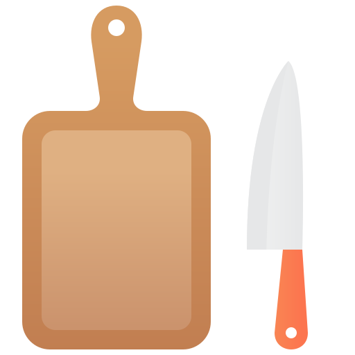 Chopping board Amethys Design Flat icon