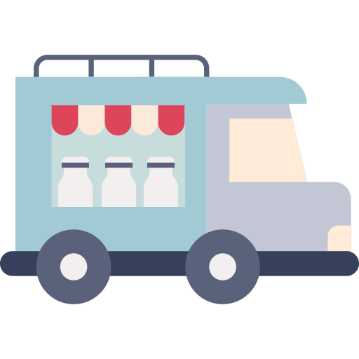Delivery truck Chanut is Industries Flat icon