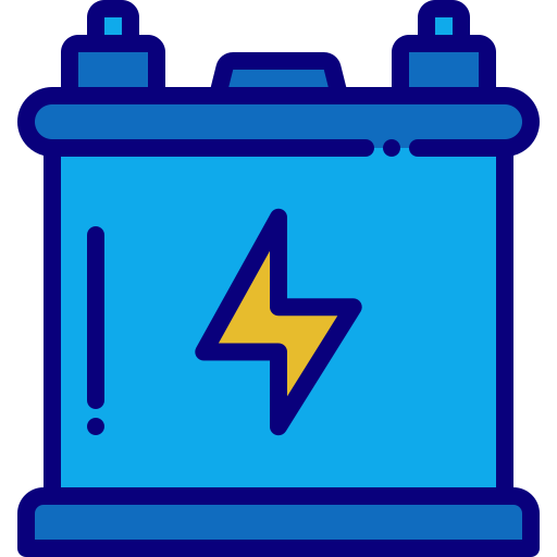 bateria Berkahicon Lineal Color ikona