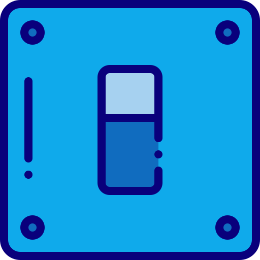 interruptor de luz Berkahicon Lineal Color icono