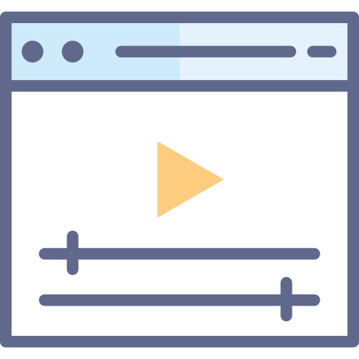 Video player SBTS2018 Lineal Color icon