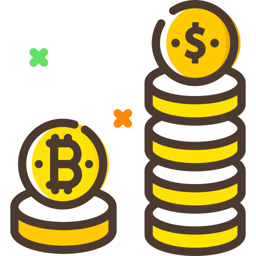 Coin stacks SBTS2018 Lineal Color icon