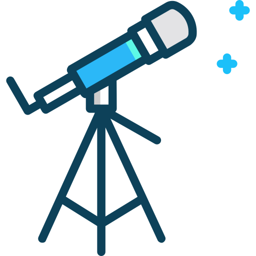 Telescope SBTS2018 Lineal Color icon