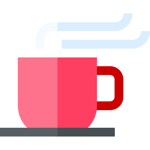 Coffee cup Basic Straight Flat icon