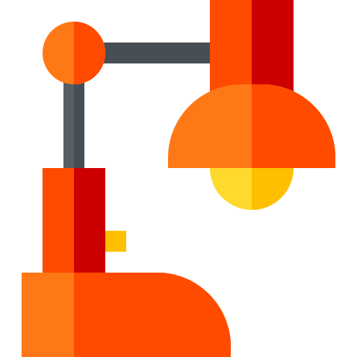 ランプ Basic Straight Flat icon