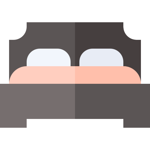 camera da letto Basic Straight Flat icona