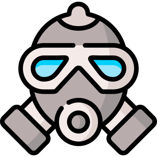 máscara de gas Special Lineal color icono