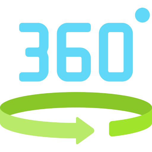 360도 Special Flat icon