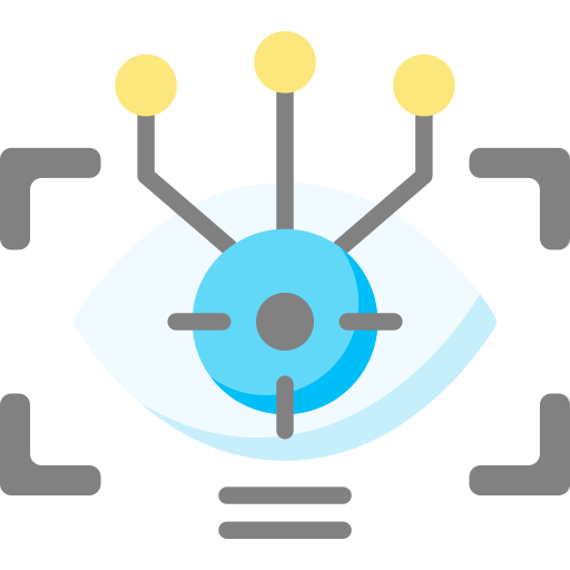 Eye tap Special Flat icon