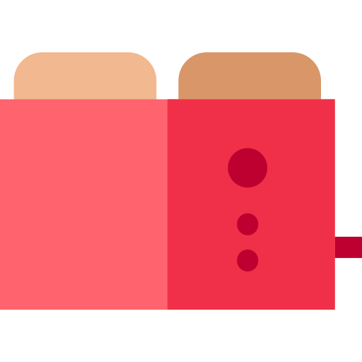 Toaster Basic Straight Flat icon