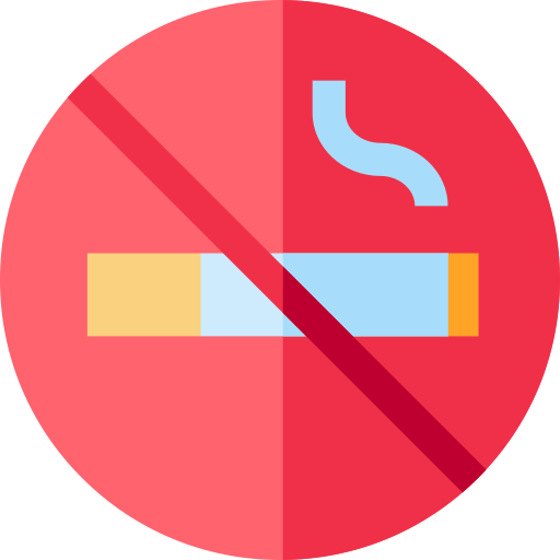 No smoking Basic Straight Flat icon