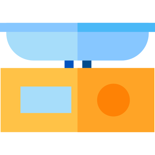 Weight scale Basic Straight Flat icon