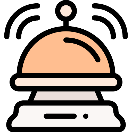 벨 Detailed Rounded Lineal color icon